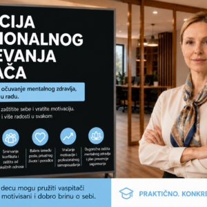 Prevencija profesionalnog sagorevanja vaspitača